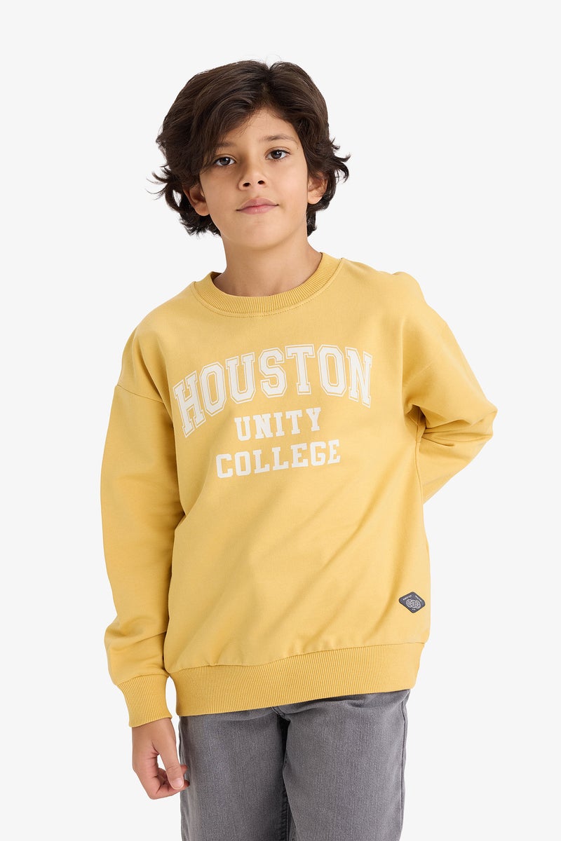 ديفاكتو سويت شيرت اولادي اوفر سايز مطبوع - Image 3